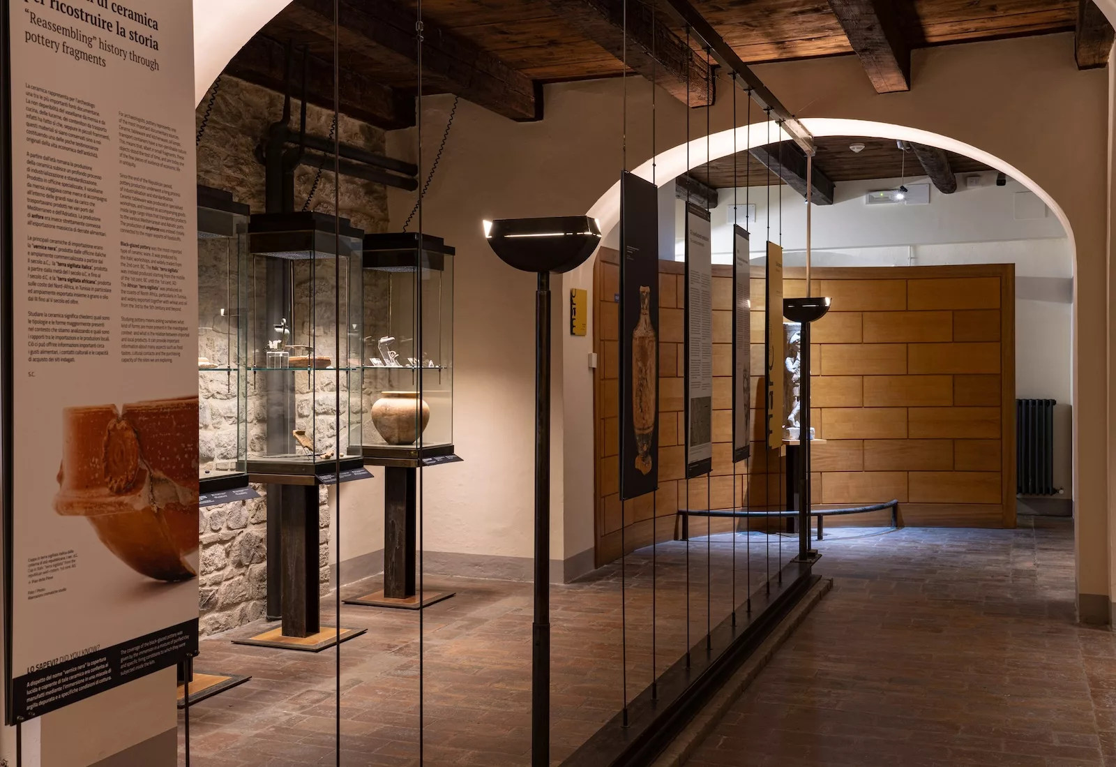 Vista generale della sezione romana